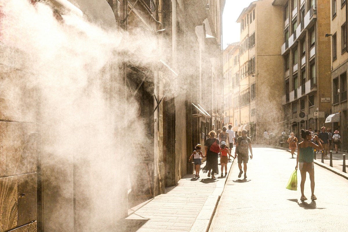 Heet straatje in Florence