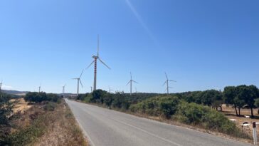 windmolens op Sardinië