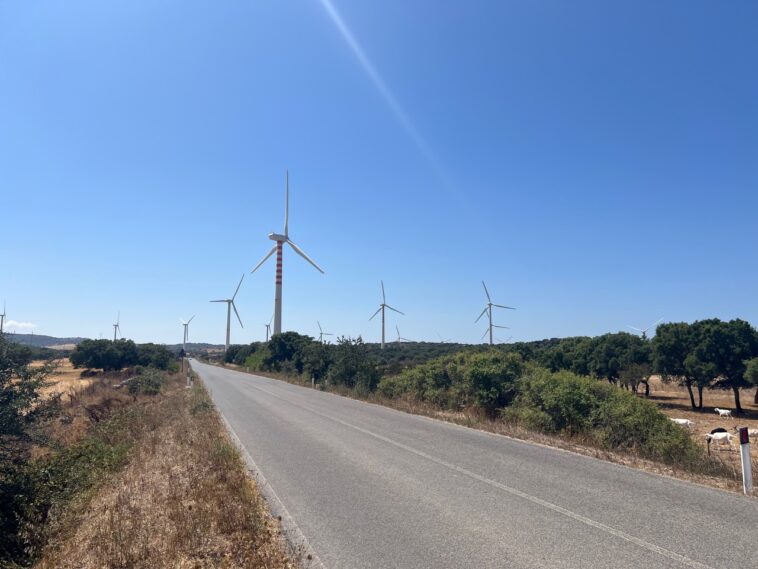 windmolens op Sardinië